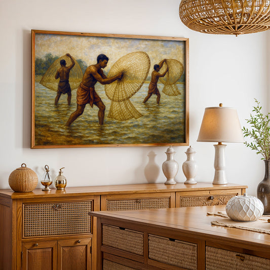 Heritage Indian Painting in a Lifestyle Setting