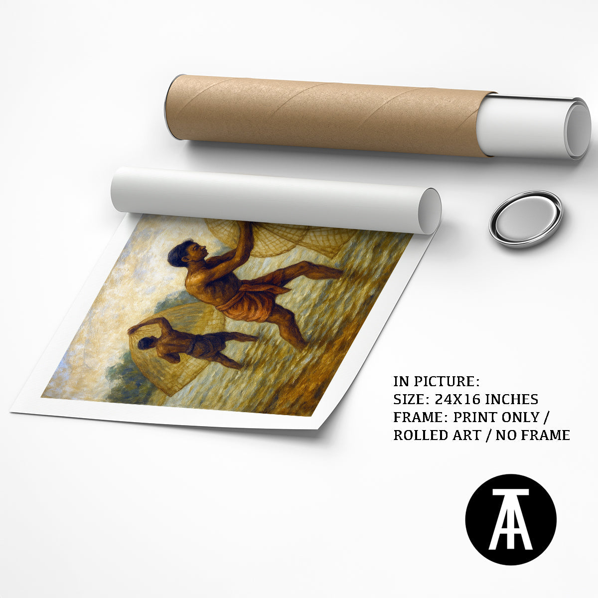 Artwork as Print Only / Rolled Art