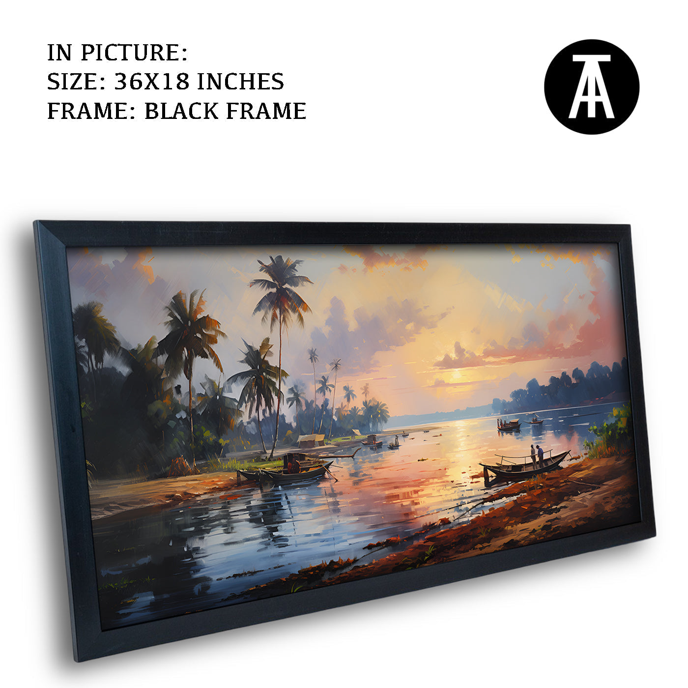 Artwork in Metal Earling Silver Frame