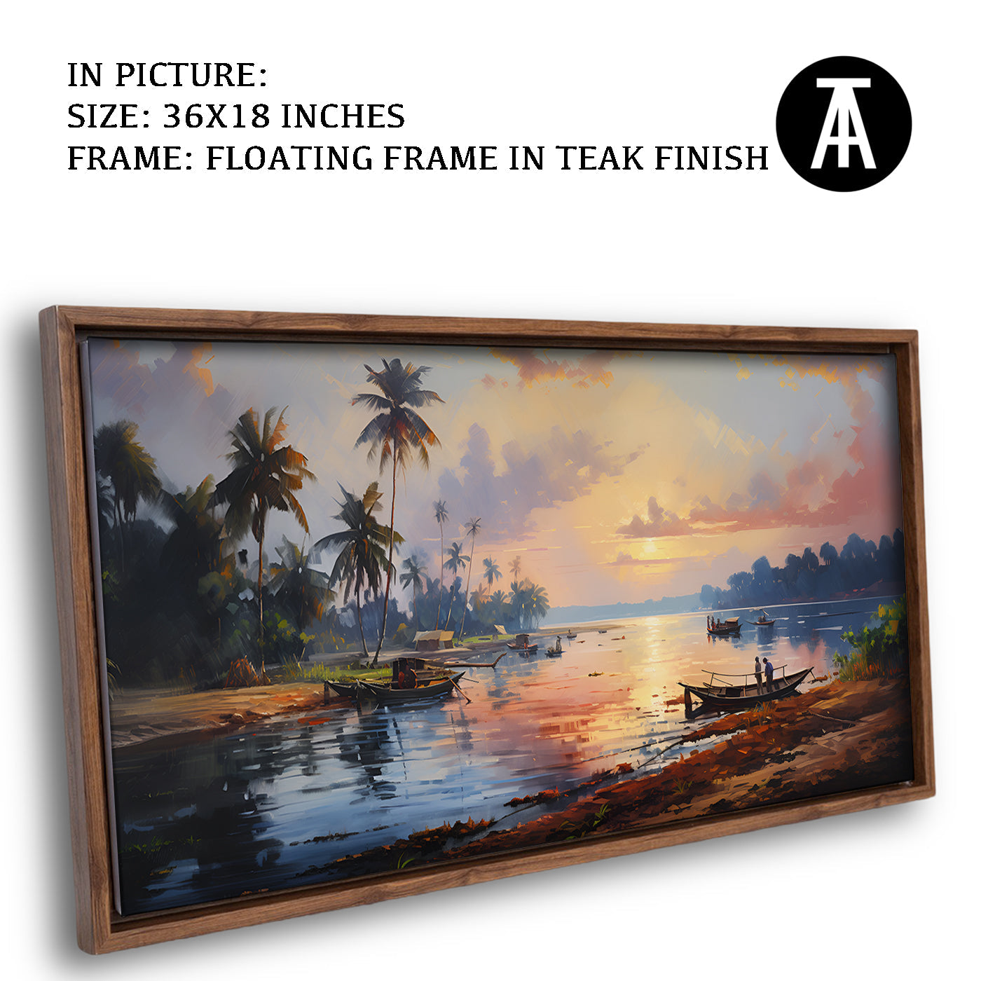 Artwork in Floating Frame