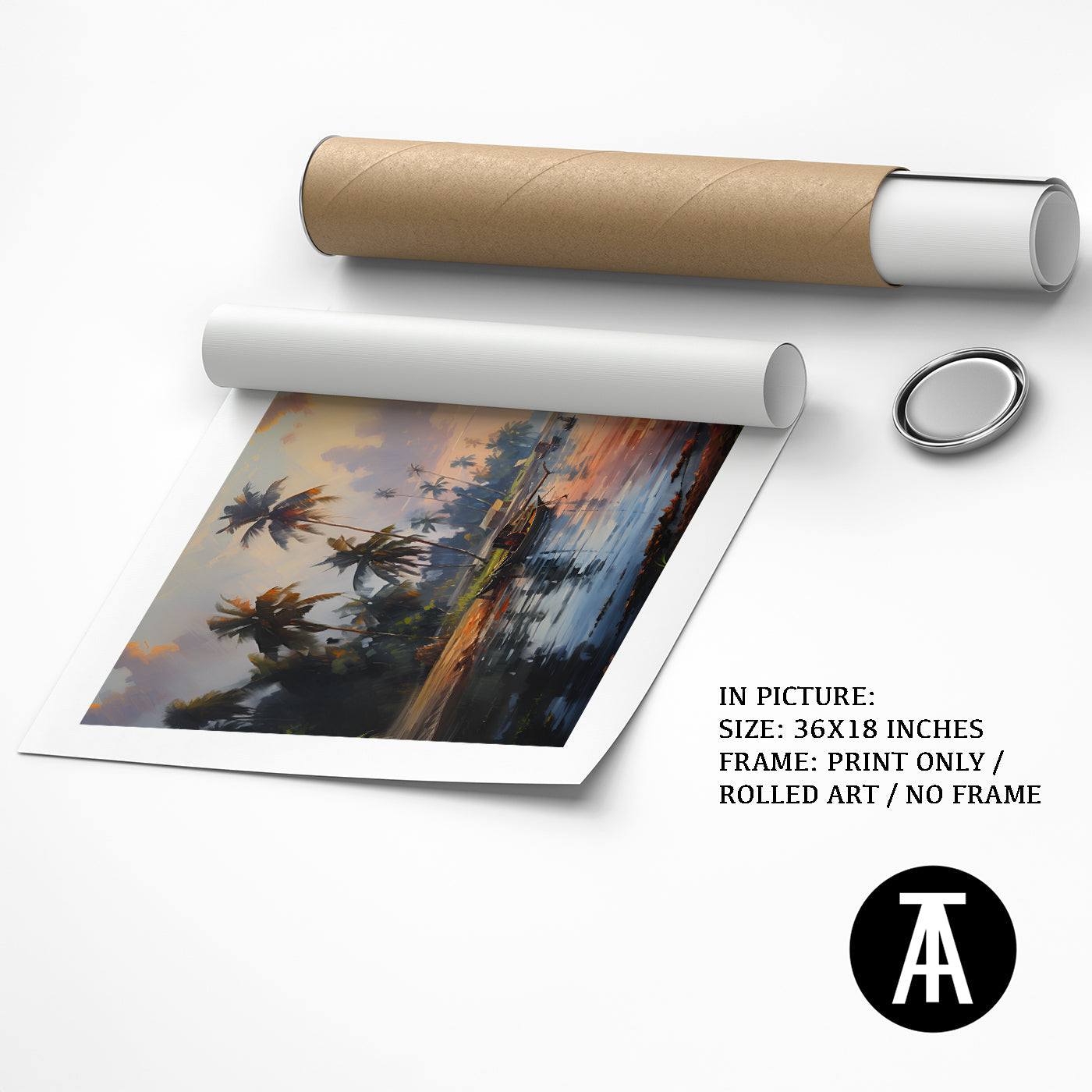 Artwork as Print Only or Rolled Art