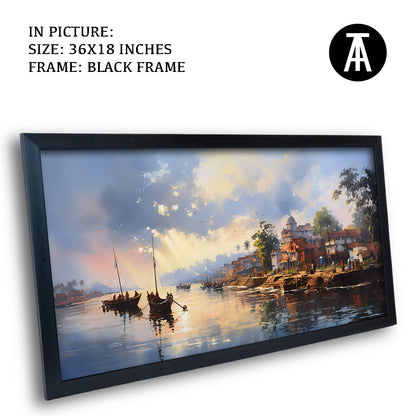 Artwork in Metal Earling Silver Frame