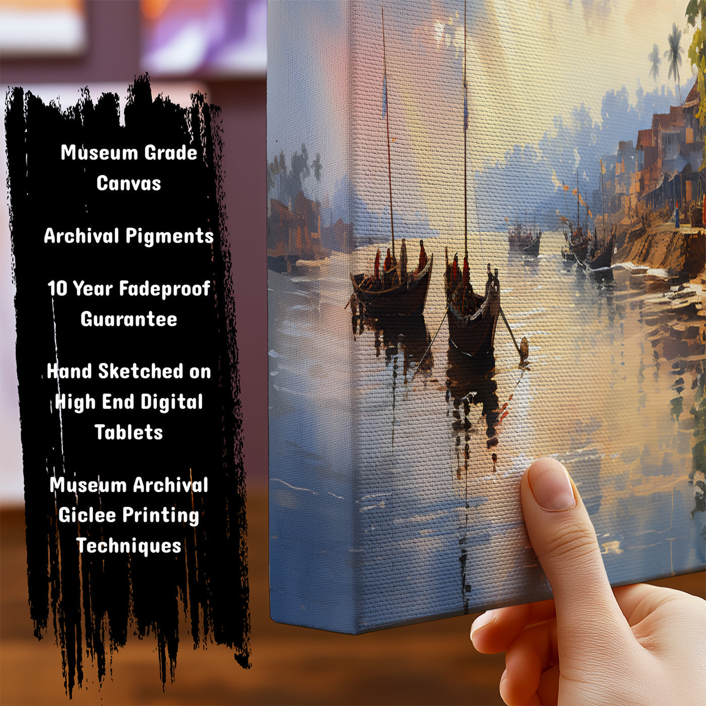 Information about Indian Canvas Art Print
