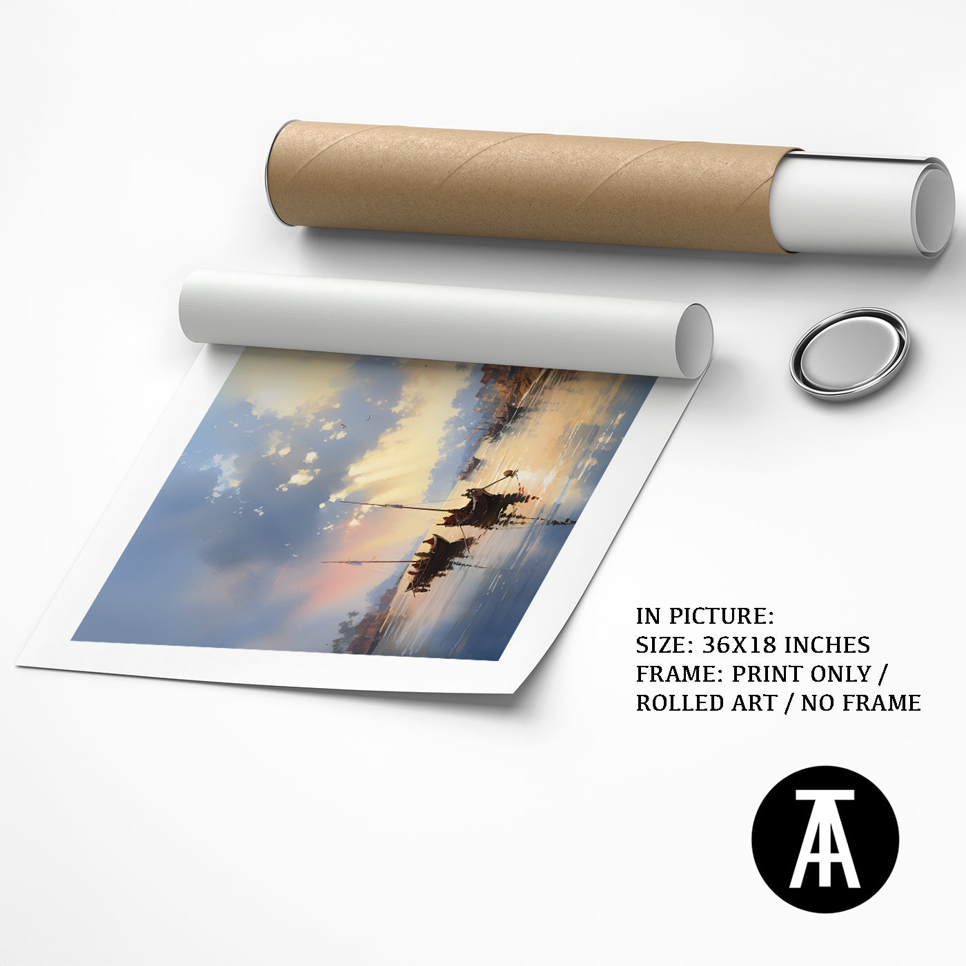 Artwork as Print Only or Rolled Art