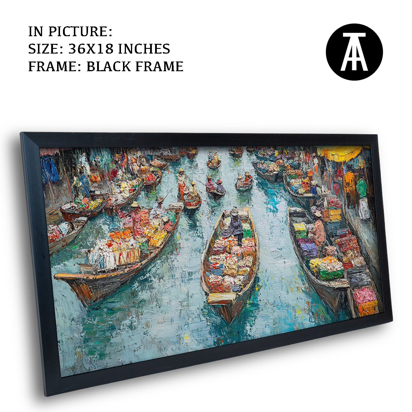 Artwork in Metal Earling Silver Frame