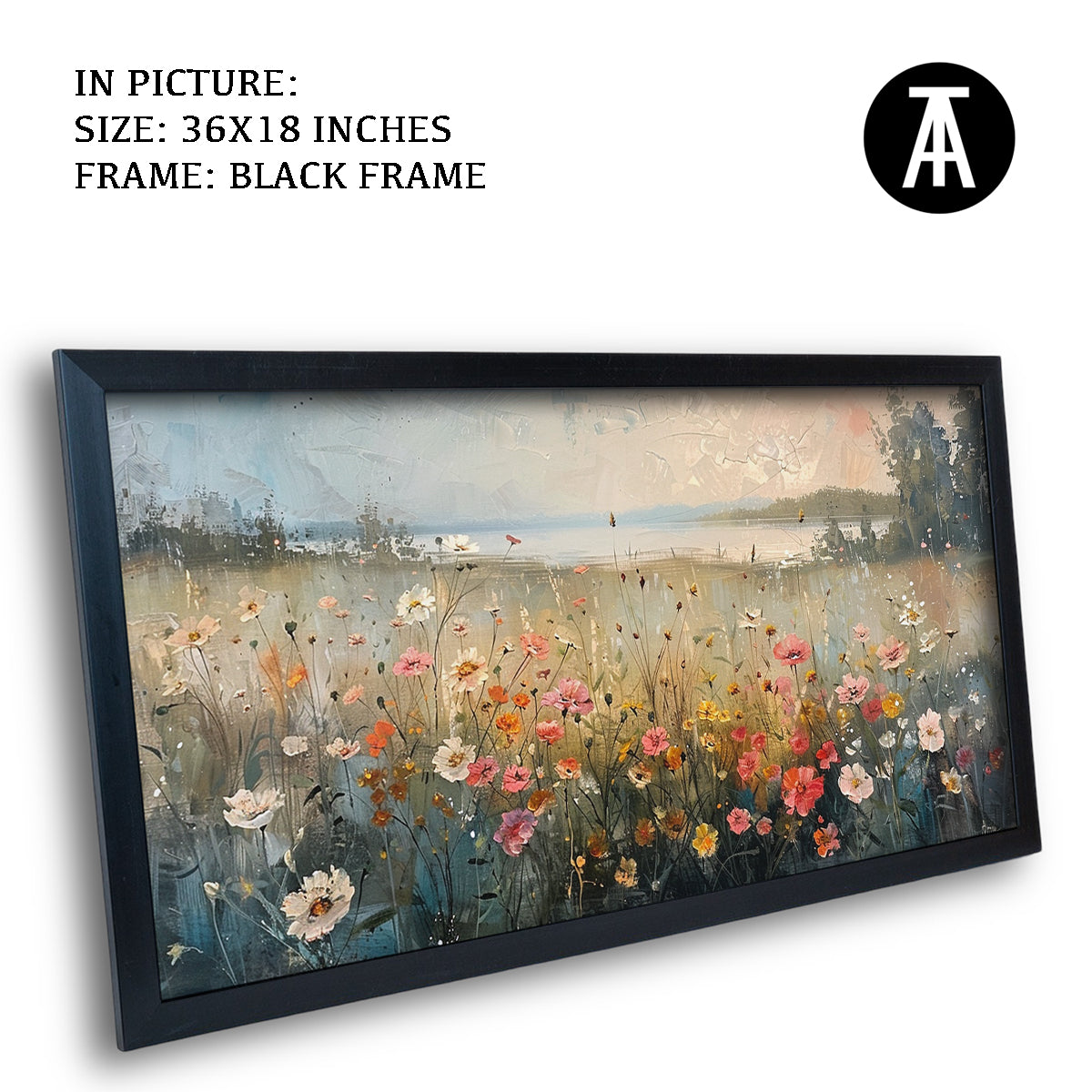 Artwork in Metal Earling Silver Frame