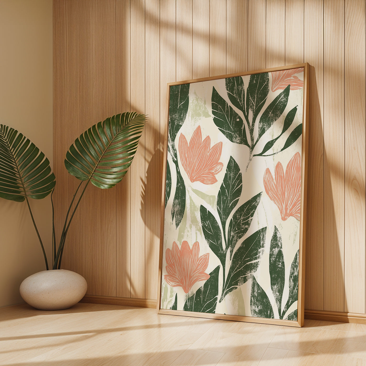 Floral Painting in a Lifestyle Setting