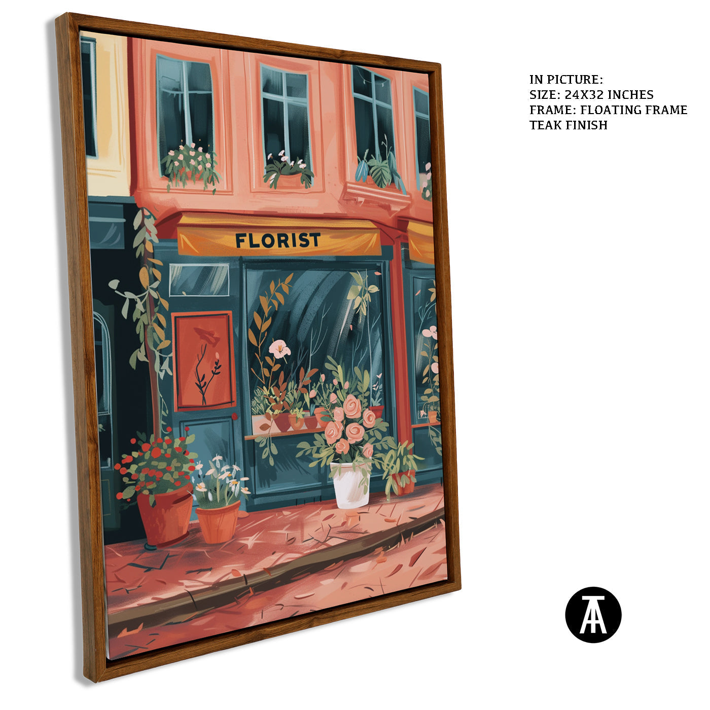 Artwork in Floating Frame