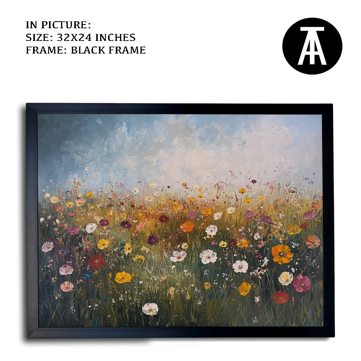 Artwork in Metal Earling Silver Frame