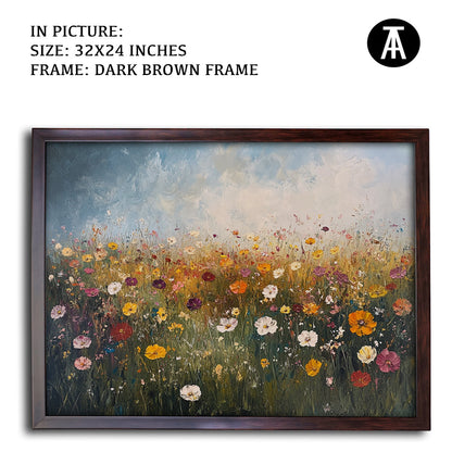 Artwork in Metal Champagne Gold Frame