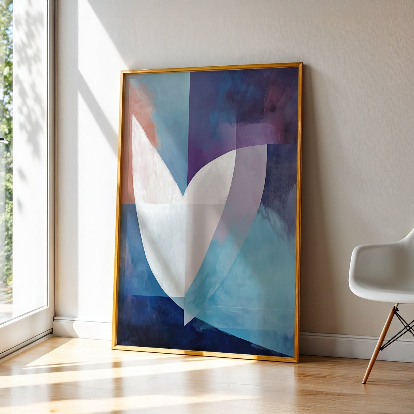 Abstract Art in a Lifestyle Setting Flower Of The Void by NYC Abstract