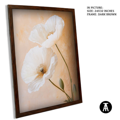 Sample Artwork in Dark Brown Frame
