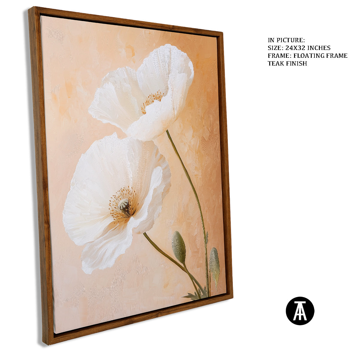 Sample Artwork in Floating Frame