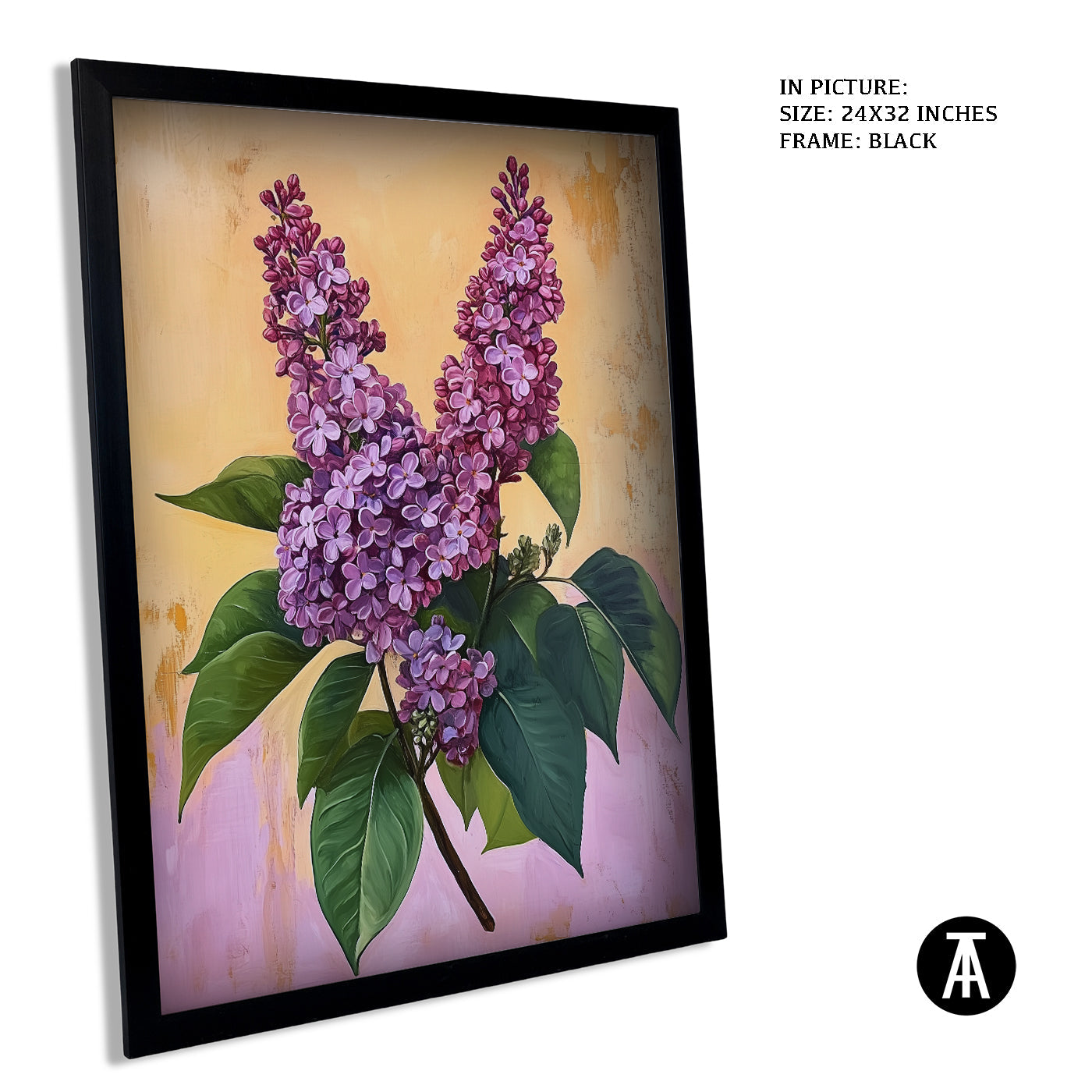 Artwork in Metal Earling Silver Frame