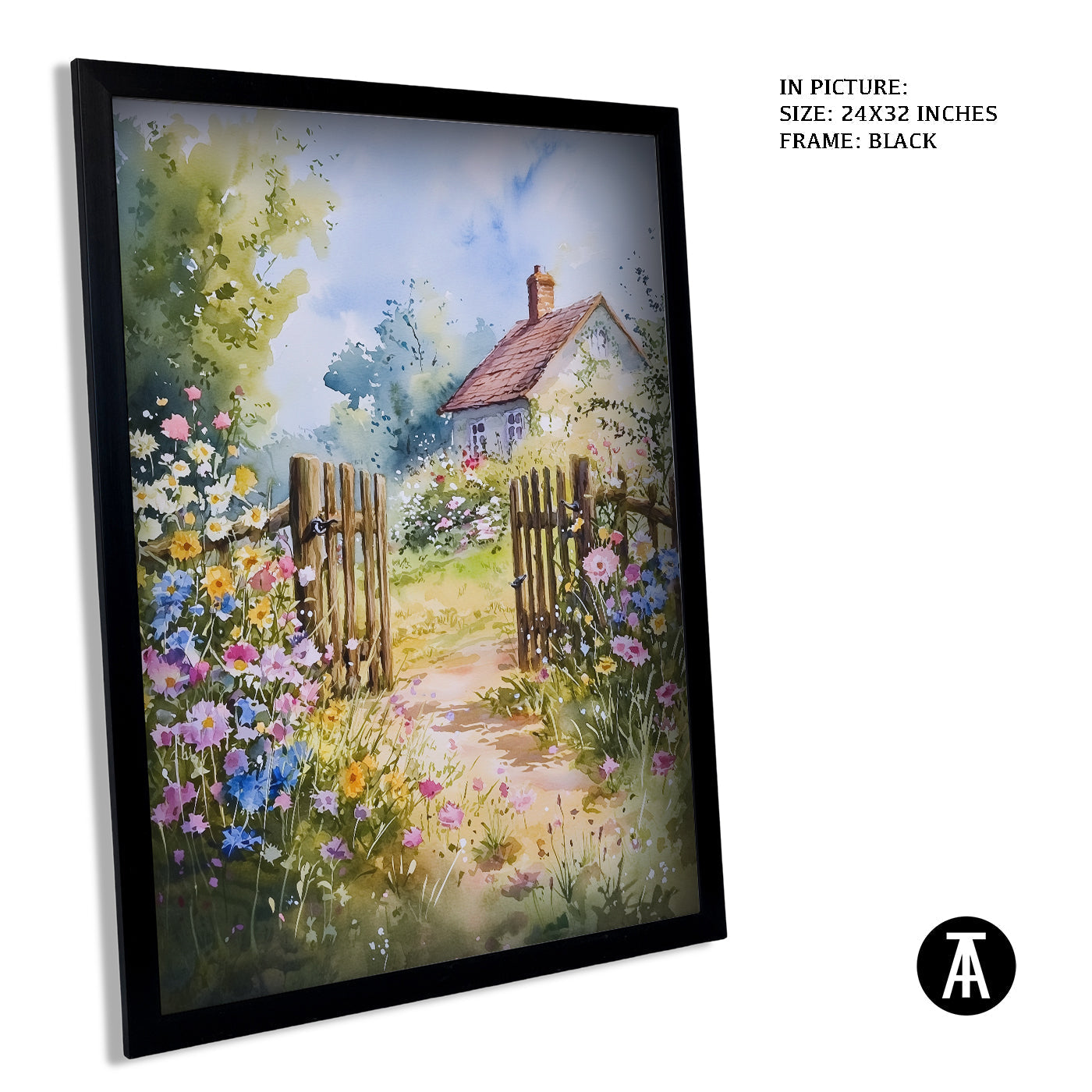 Artwork in Metal Earling Silver Frame