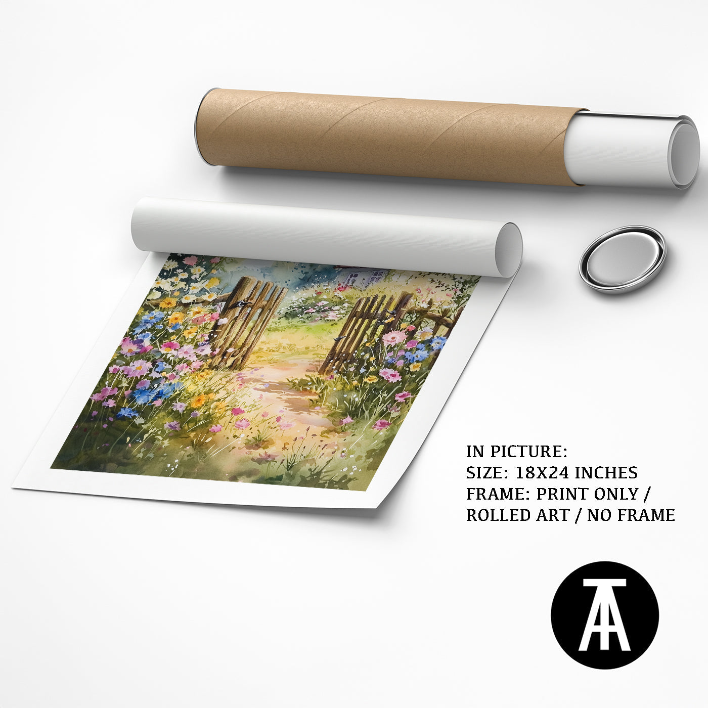 Artwork as Print Only or Rolled Art