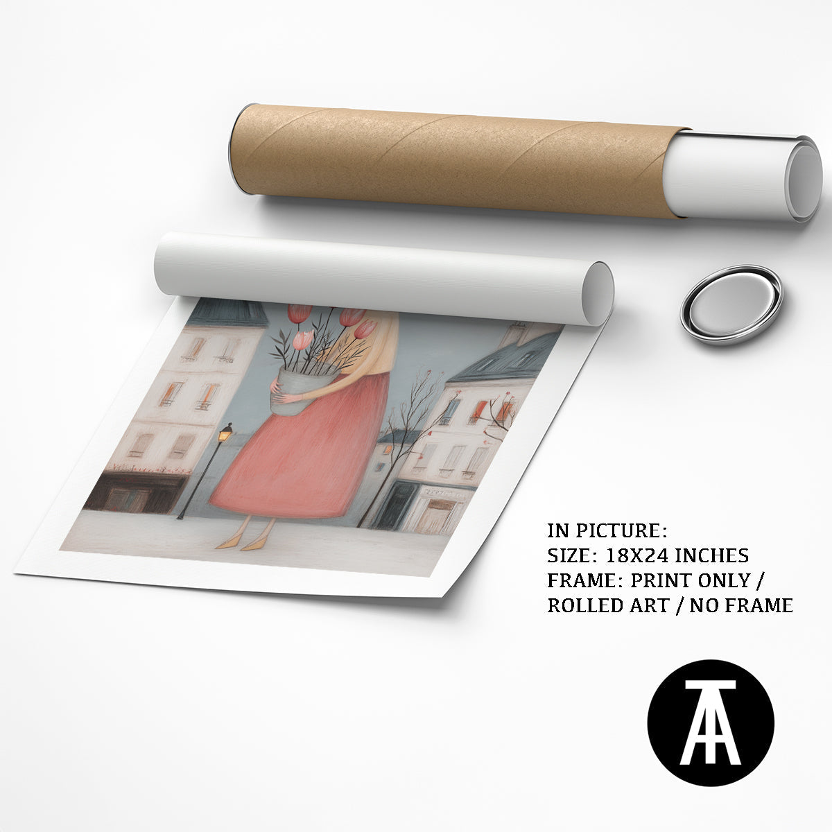 Artwork as Print Only or Rolled Art