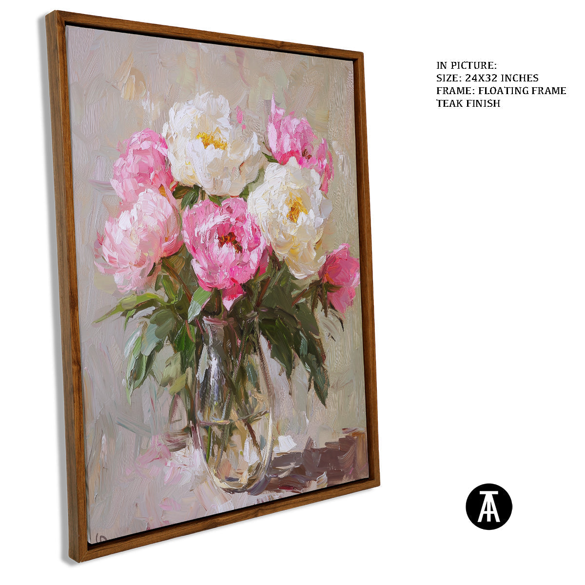Sample Artwork in Floating Frame