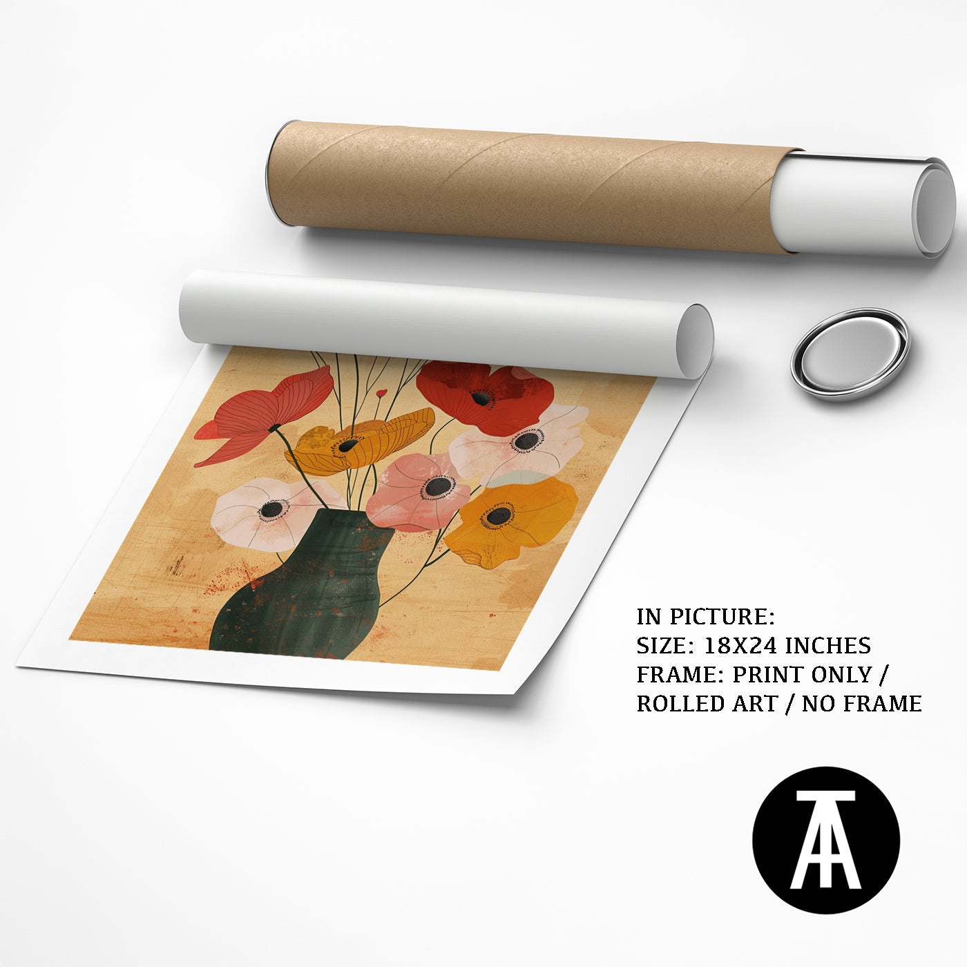 Artwork as Print Only or Rolled Art