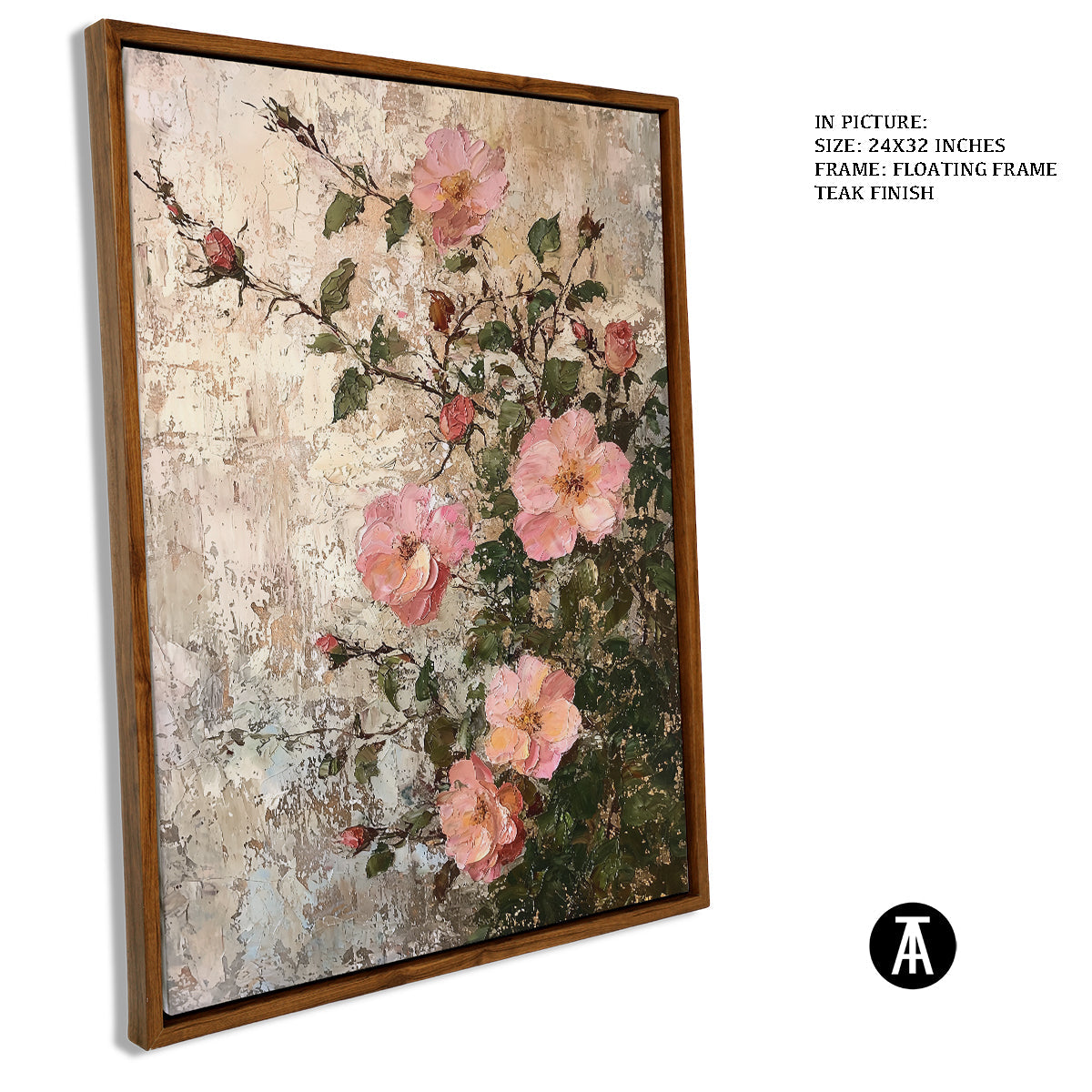 Sample Artwork in Floating Frame