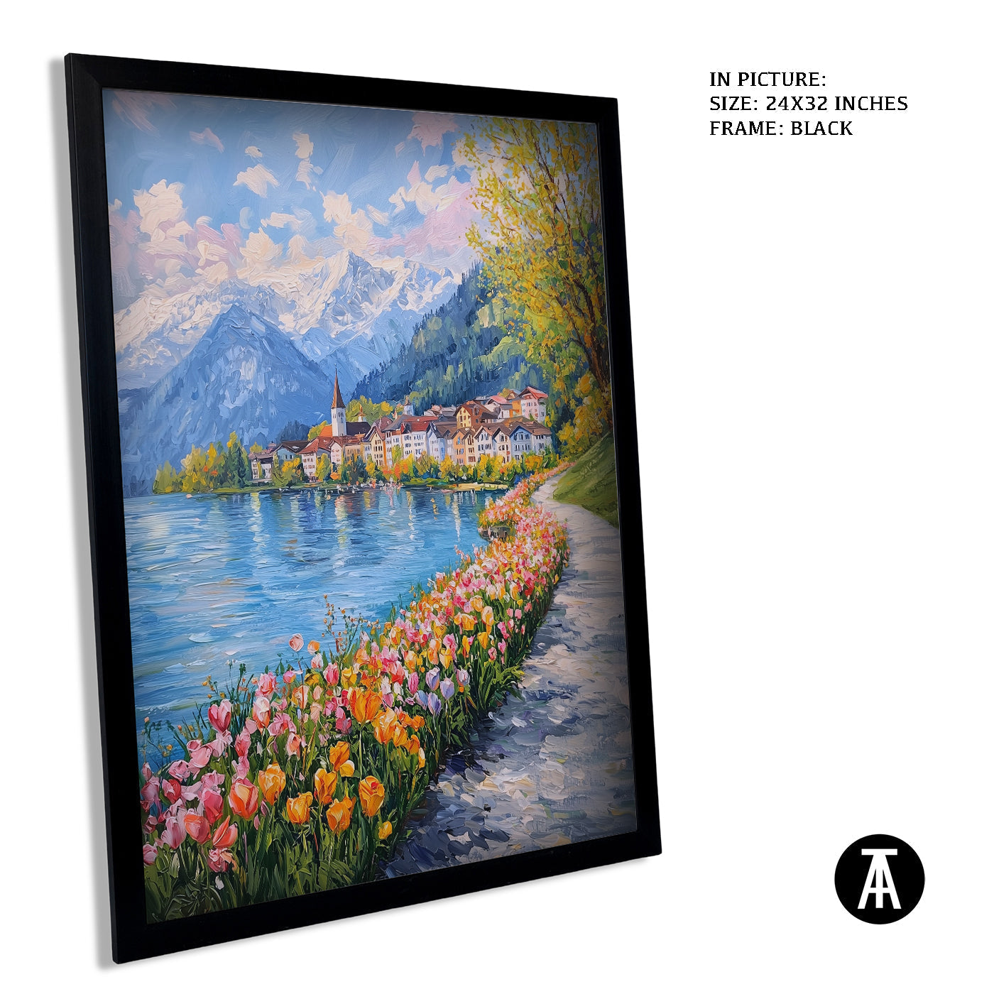 Artwork in Metal Earling Silver Frame