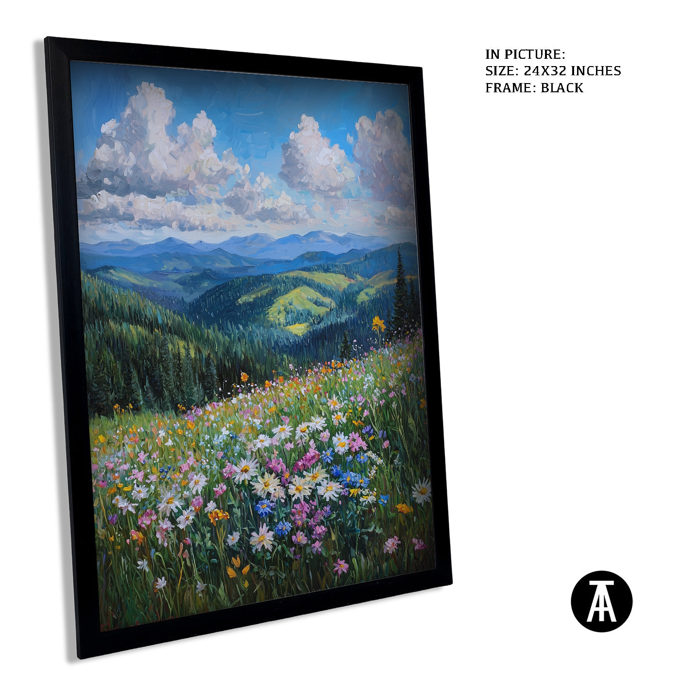 Artwork in Metal Earling Silver Frame