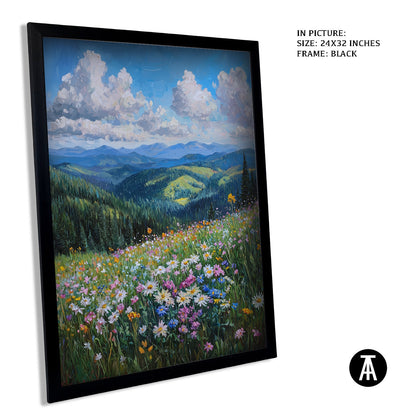 Artwork in Metal Earling Silver Frame