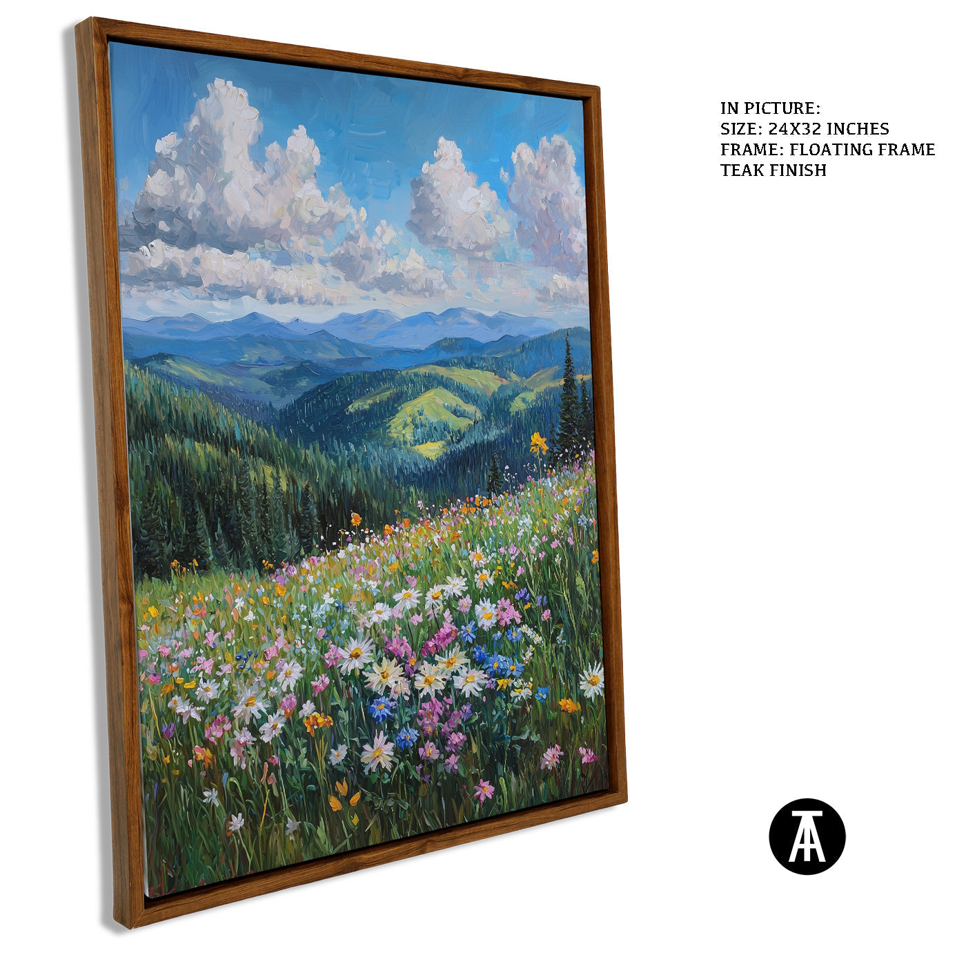 Artwork in Floating Frame