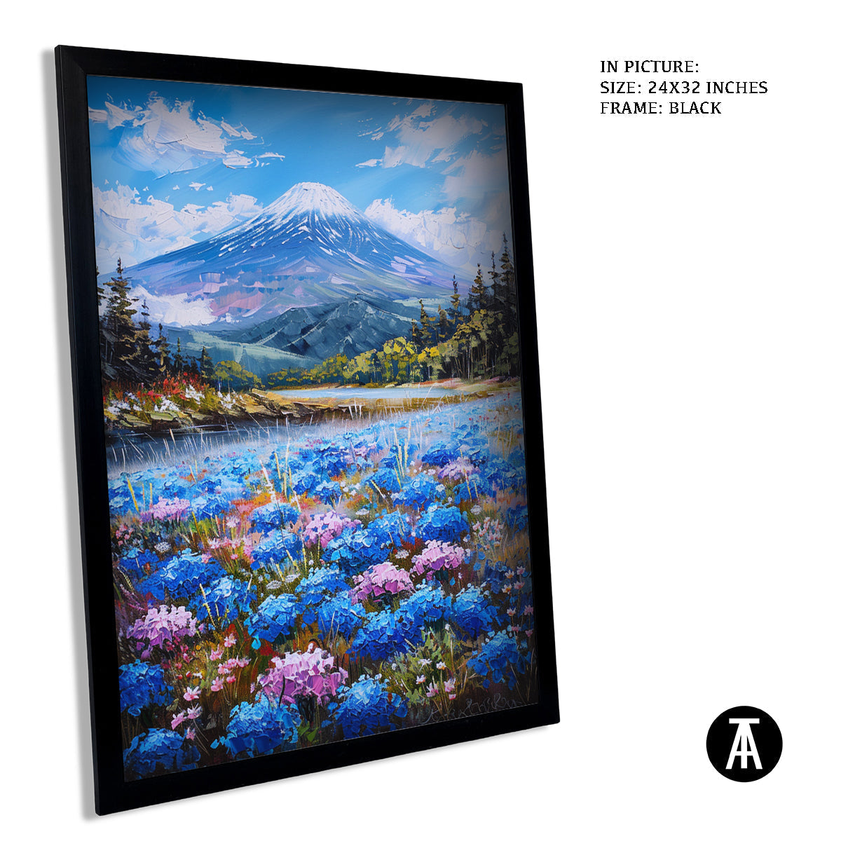 Artwork in Metal Earling Silver Frame
