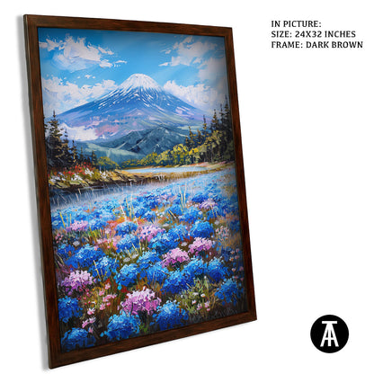 Artwork in Metal Champagne Gold Frame