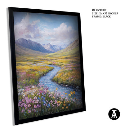 Artwork in Metal Earling Silver Frame