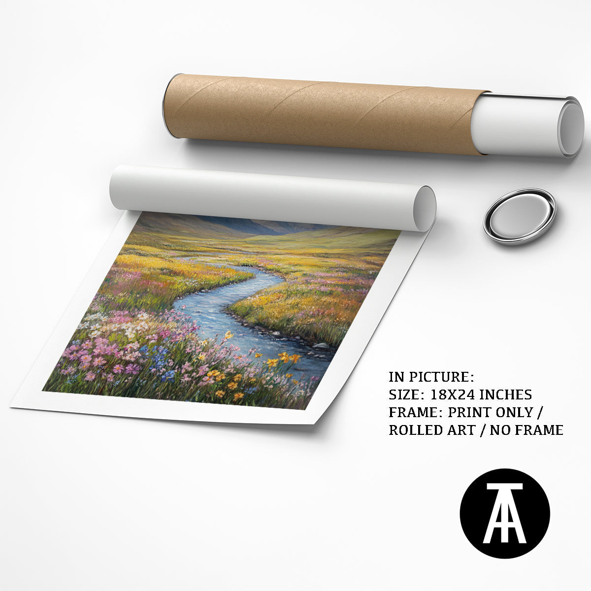 Artwork as Print Only or Rolled Art