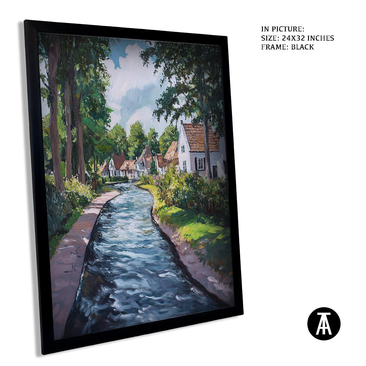 Artwork in Metal Earling Silver Frame