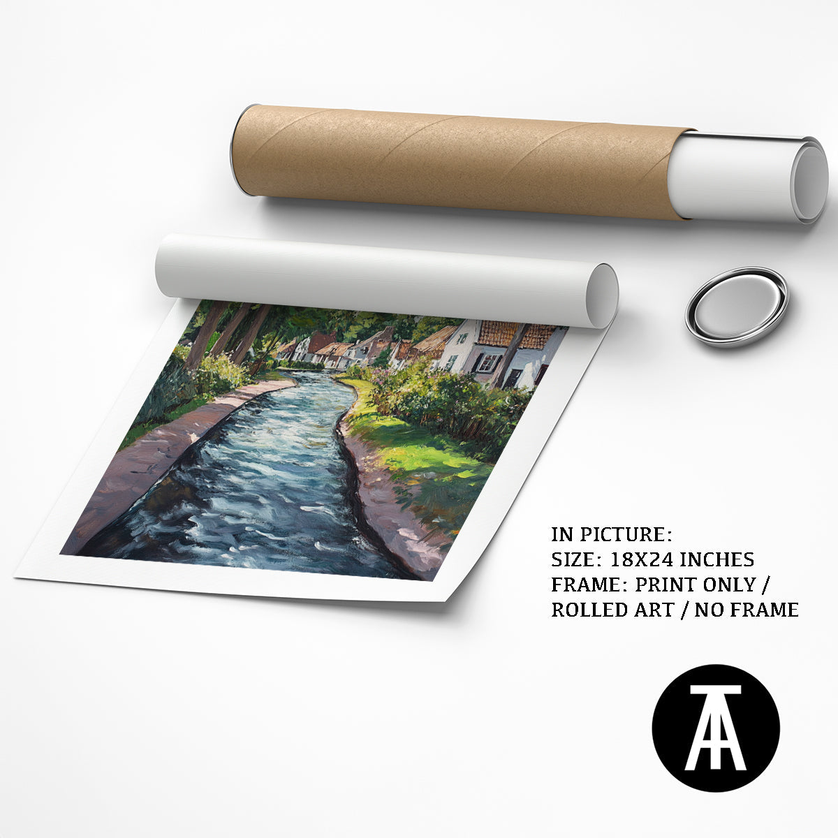 Artwork as Print Only or Rolled Art