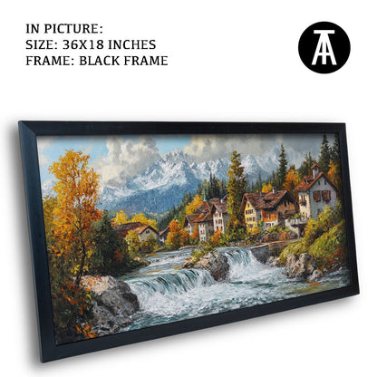 Artwork in Metal Earling Silver Frame