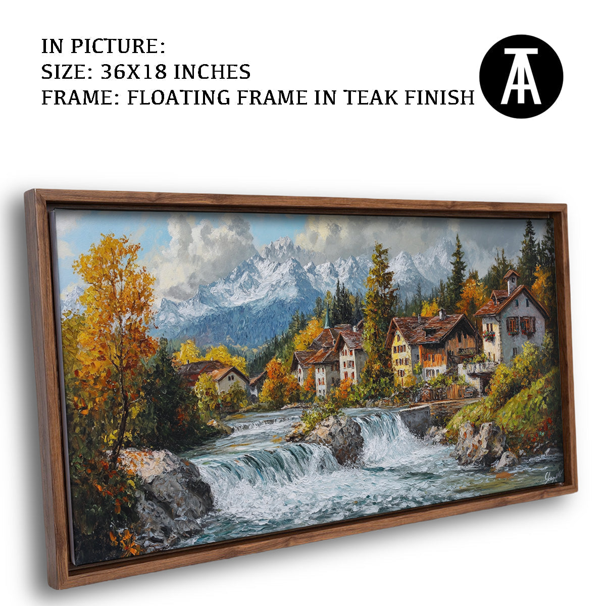 Artwork in Floating Frame