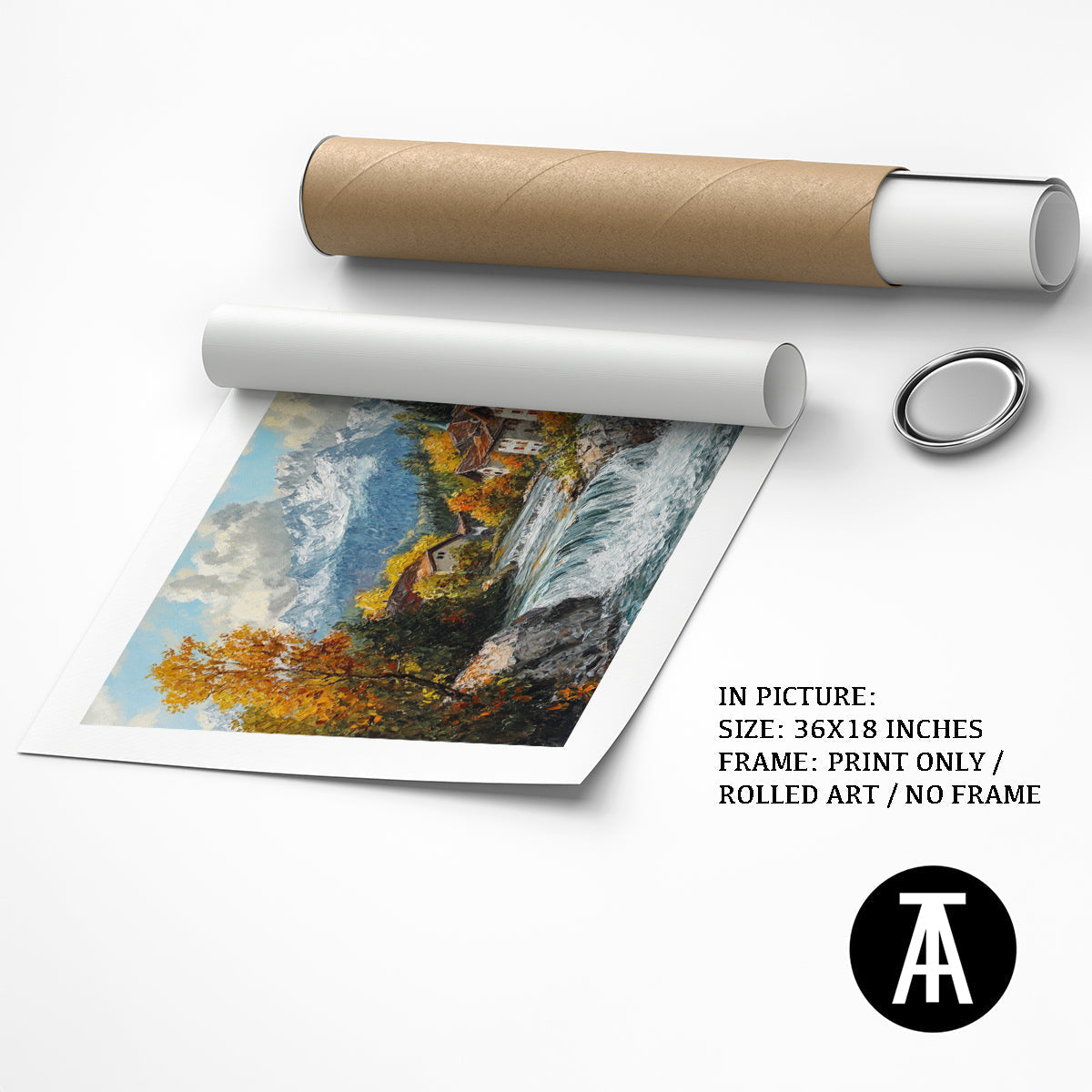 Artwork as Print Only or Rolled Art