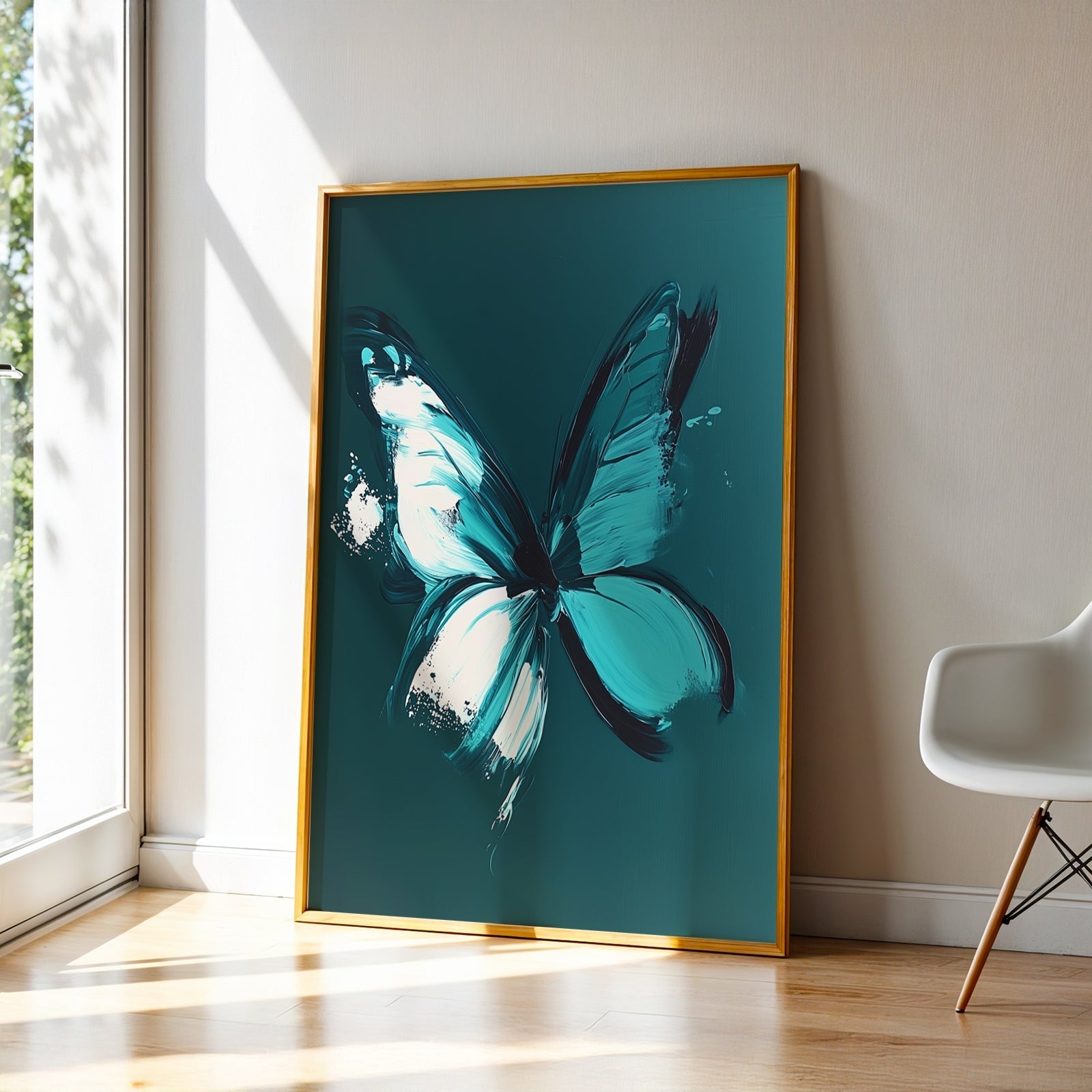 Abstract Art in a Lifestyle Setting Flutter Of A Butterfly by NYC Abstract