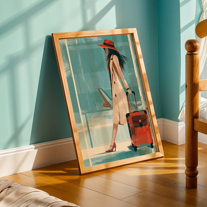 Praha Bohemian Artwork in a Lifestyle Setting