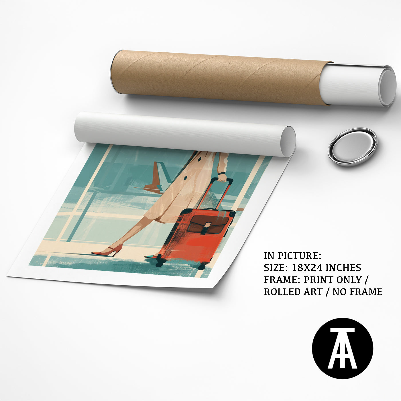 Artwork as Print Only or Rolled Art