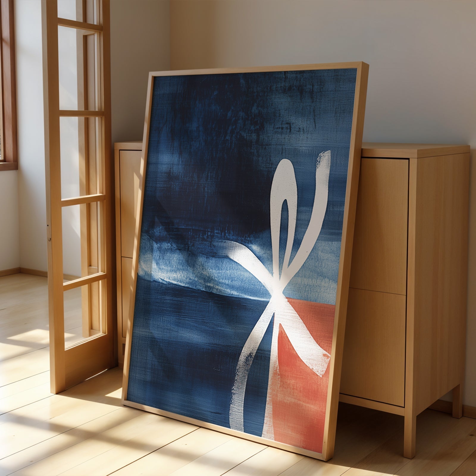 Abstract Painting for Home Flying Ribbons by NYC Abstract