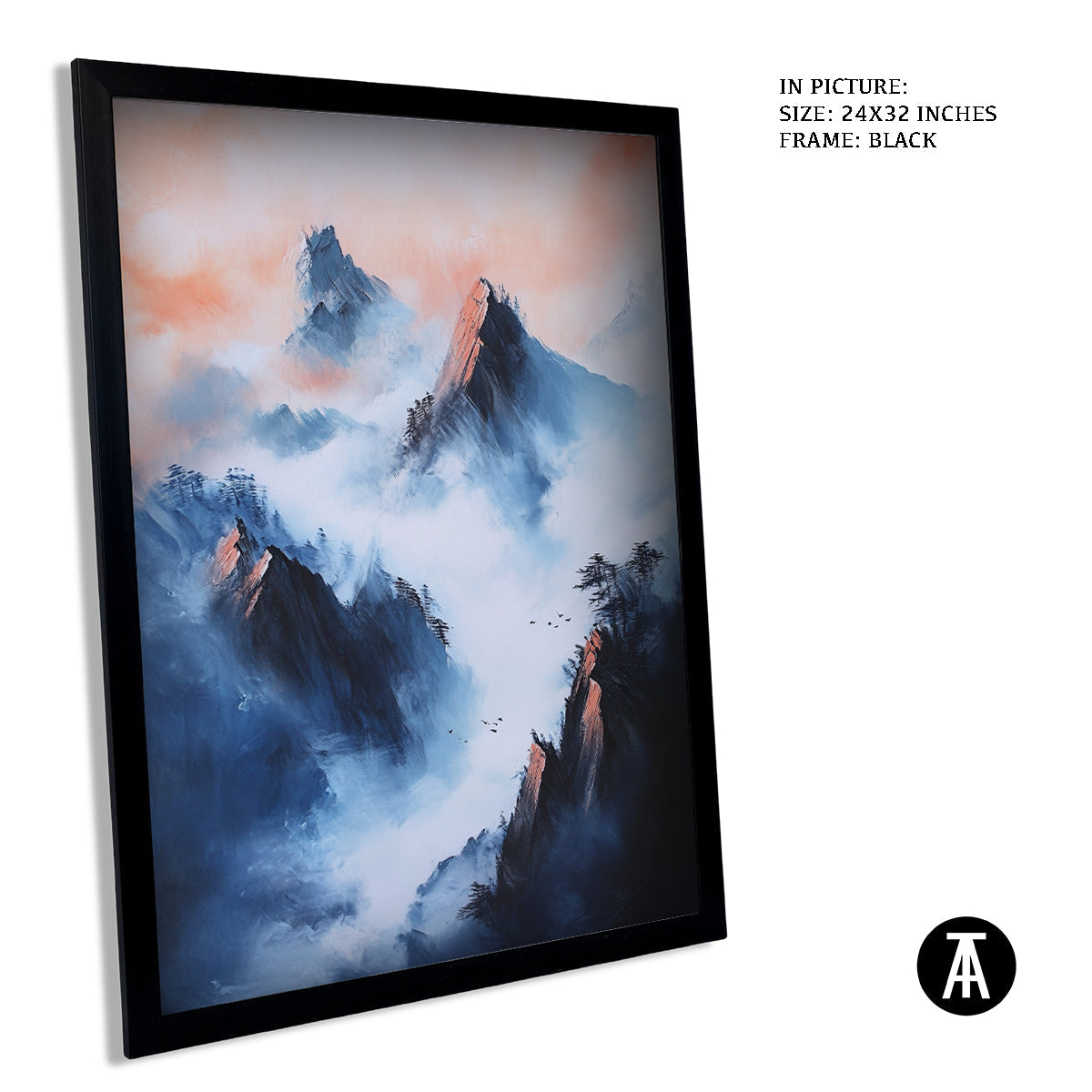 Artwork in Metal Earling Silver Frame