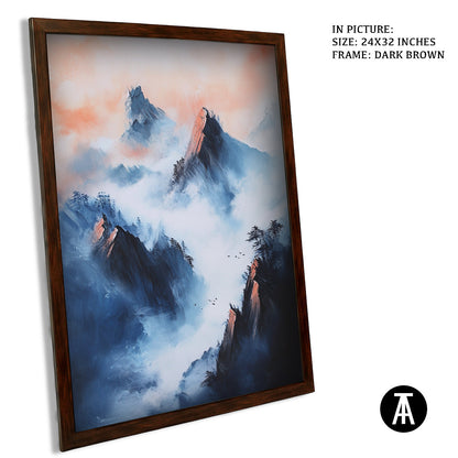 Artwork in Metal Champagne Gold Frame