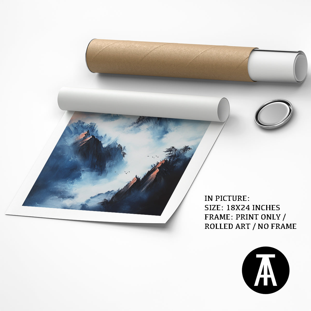 Artwork as Print Only or Rolled Art