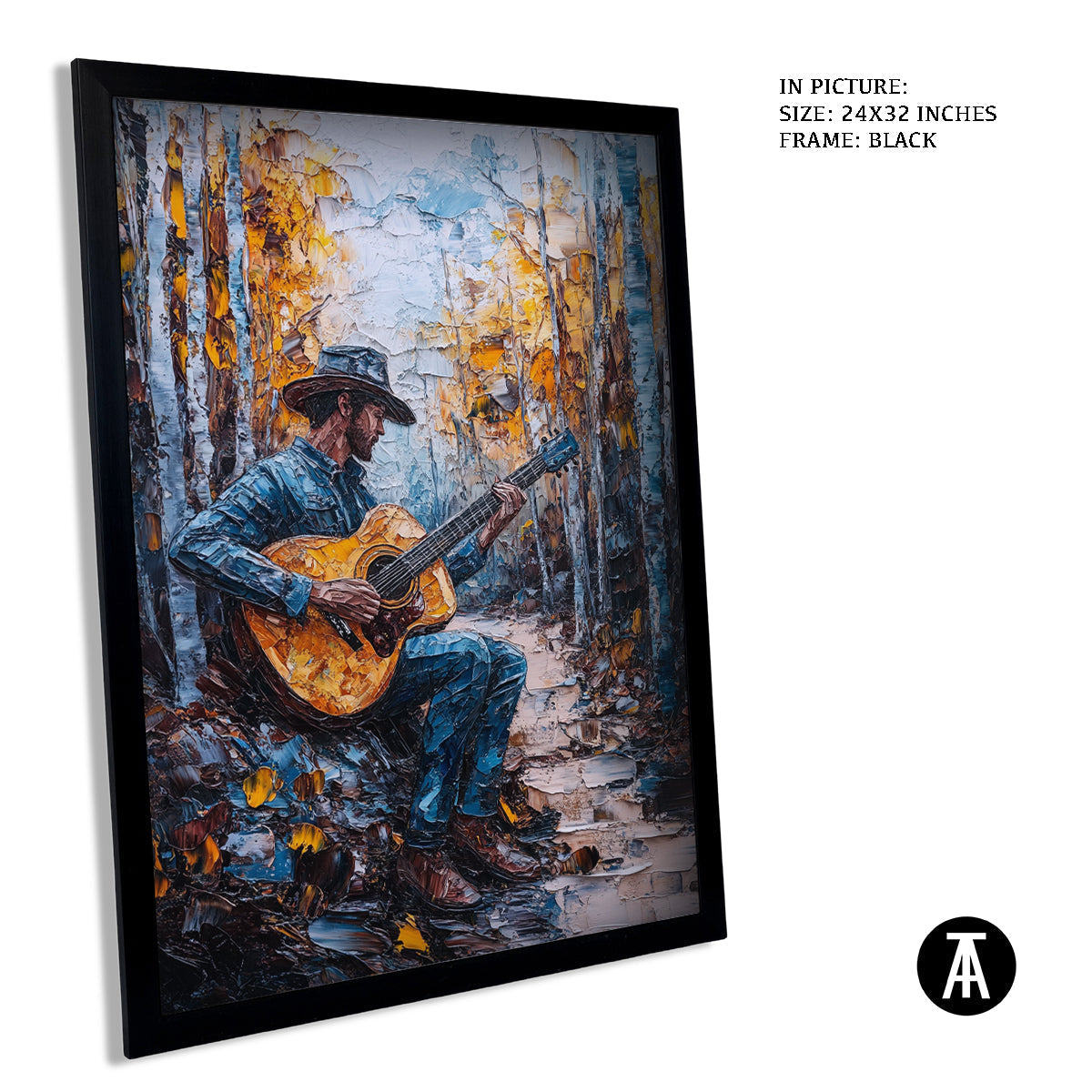 Artwork in Metal Earling Silver Frame