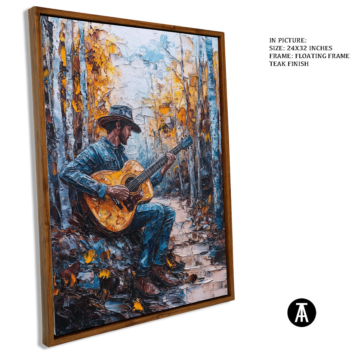 Artwork in Floating Frame