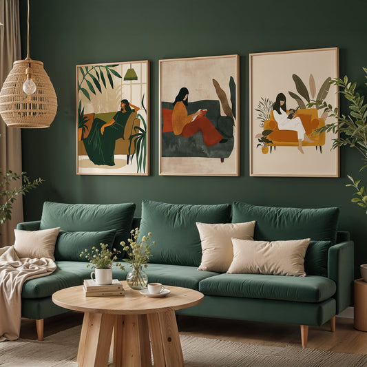 Gallery Wall Set in Lifestyle Setting