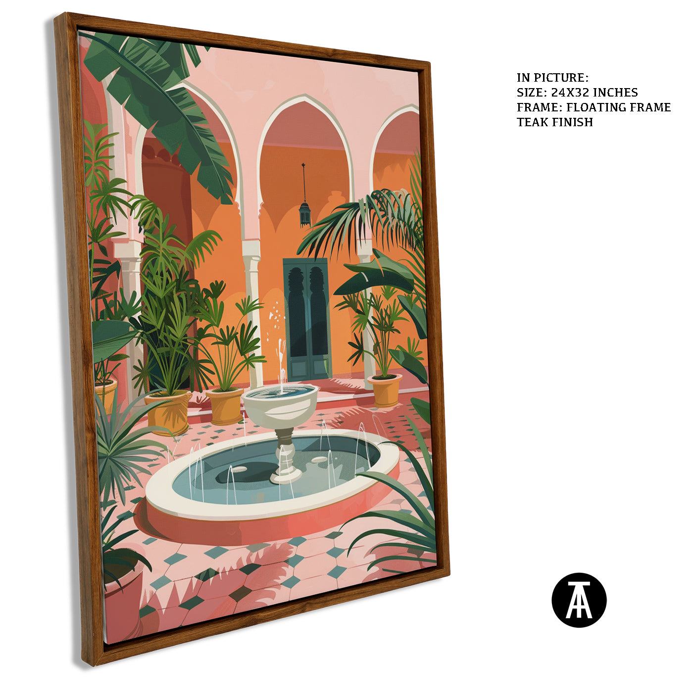 Artwork in Floating Frame
