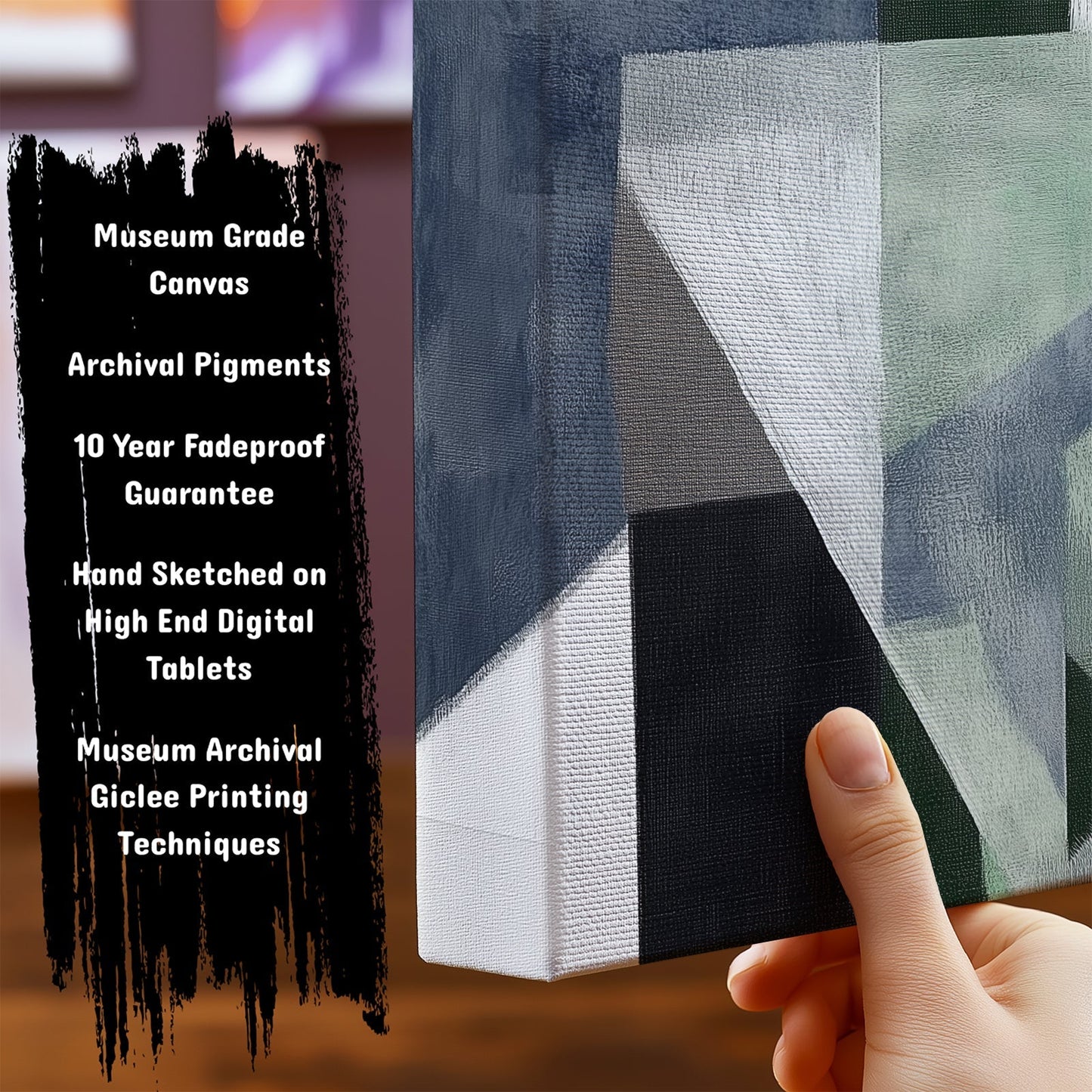 Important Features of our Abstract ArtworksFractured Earth by NYC Abstract