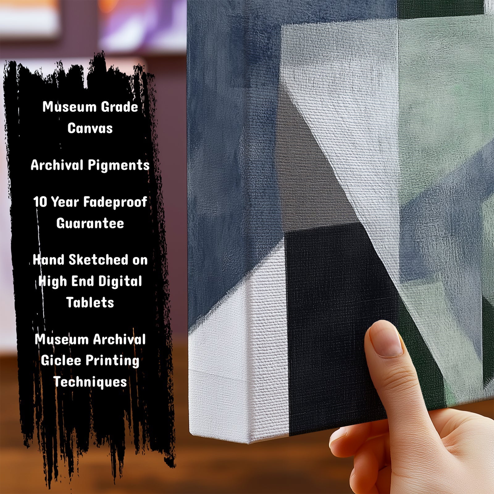 Important Features of our Abstract ArtworksFractured Earth by NYC Abstract